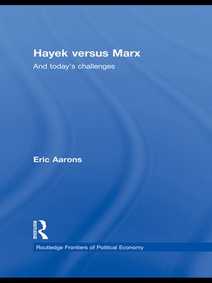 cover image of Hayek Versus Marx